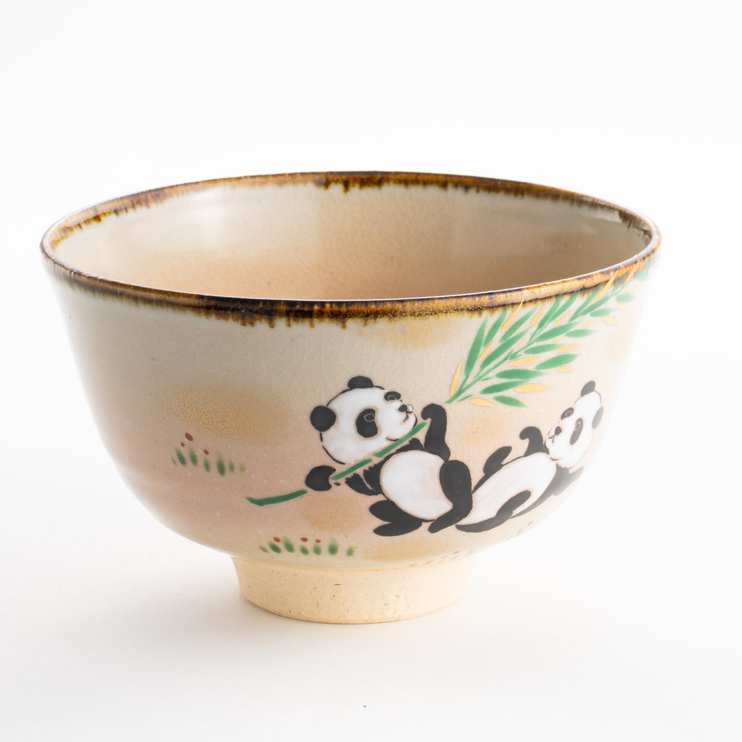 【清水焼】抹茶碗　パンダ　安徳窯 KOTOPOTTER