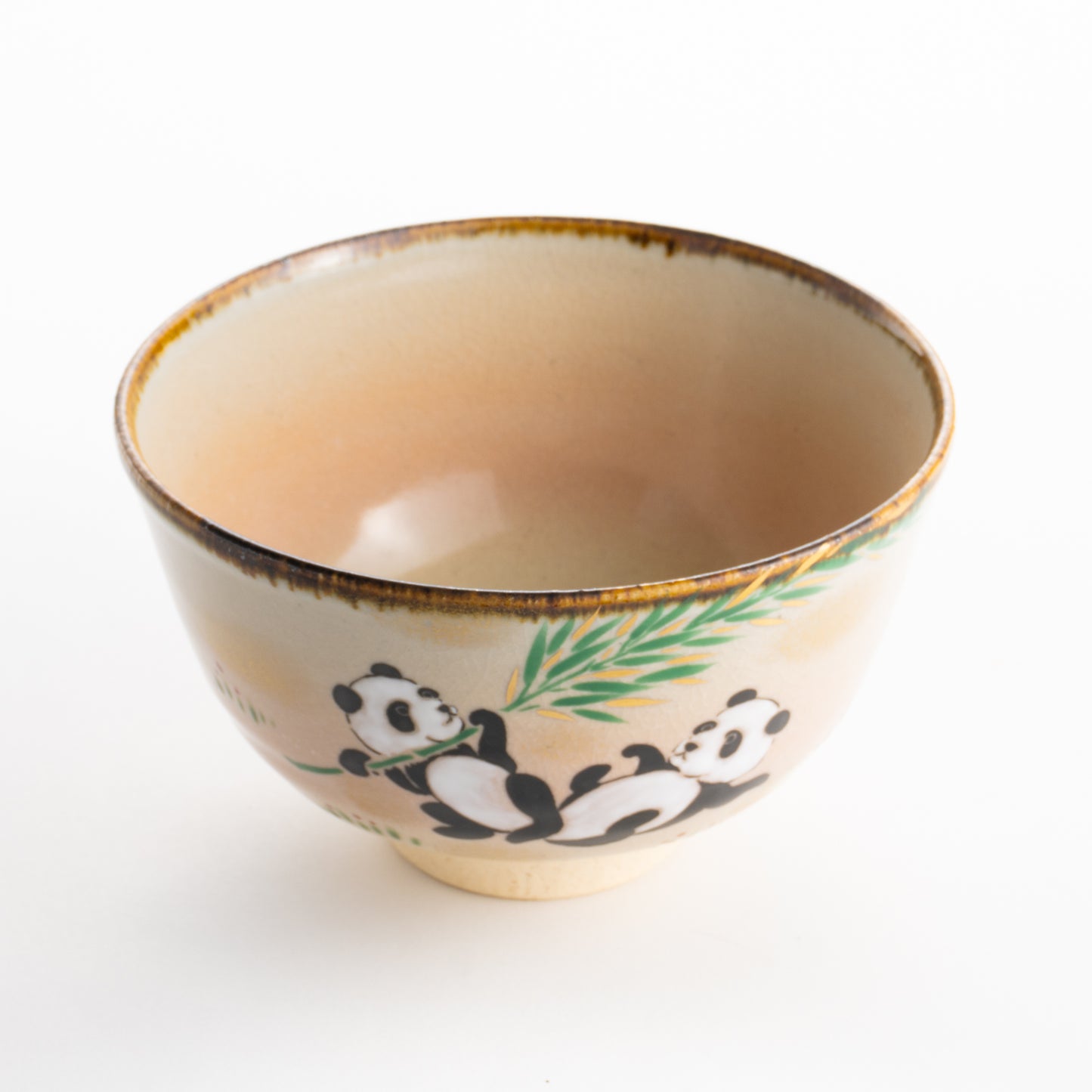 【清水焼】抹茶碗　パンダ　安徳窯 KOTOPOTTER