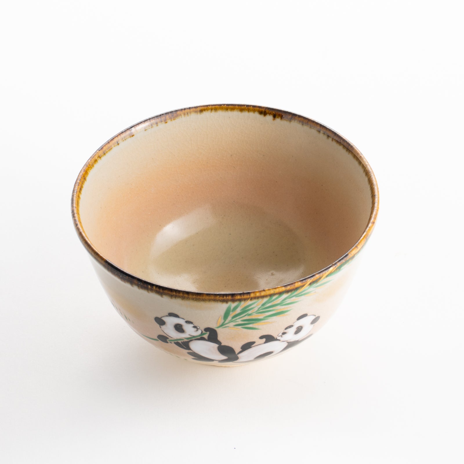 京都 清水焼】抹茶碗 パンダ 安徳窯｜コトポッター