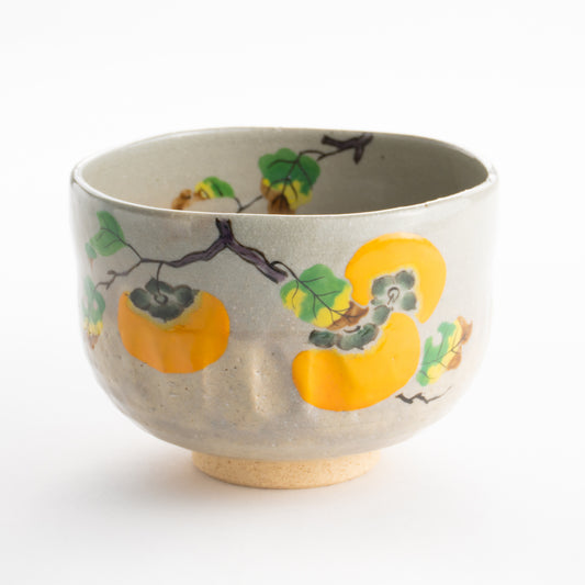 【清水焼】抹茶碗　柿　昇 KOTOPOTTER