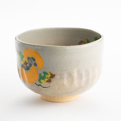 【清水焼】抹茶碗　柿　昇 KOTOPOTTER