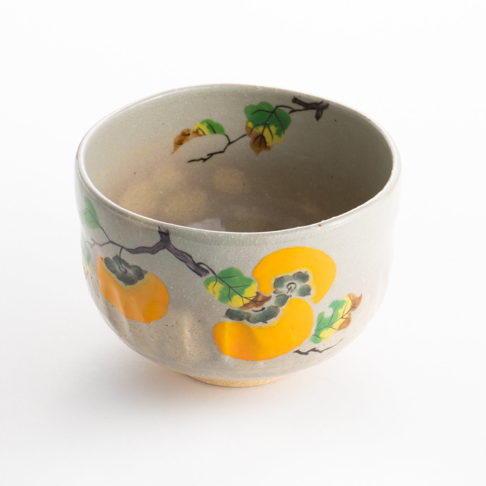 【清水焼】抹茶碗　柿　昇 KOTOPOTTER