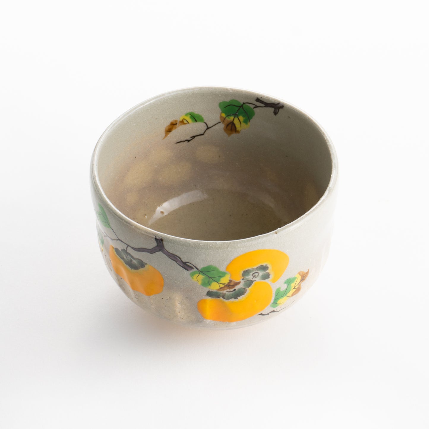 【清水焼】抹茶碗　柿　昇 KOTOPOTTER