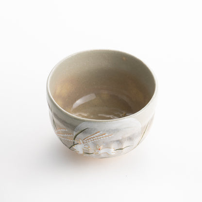 【清水焼】抹茶碗　月に兎　善昇 KOTOPOTTER