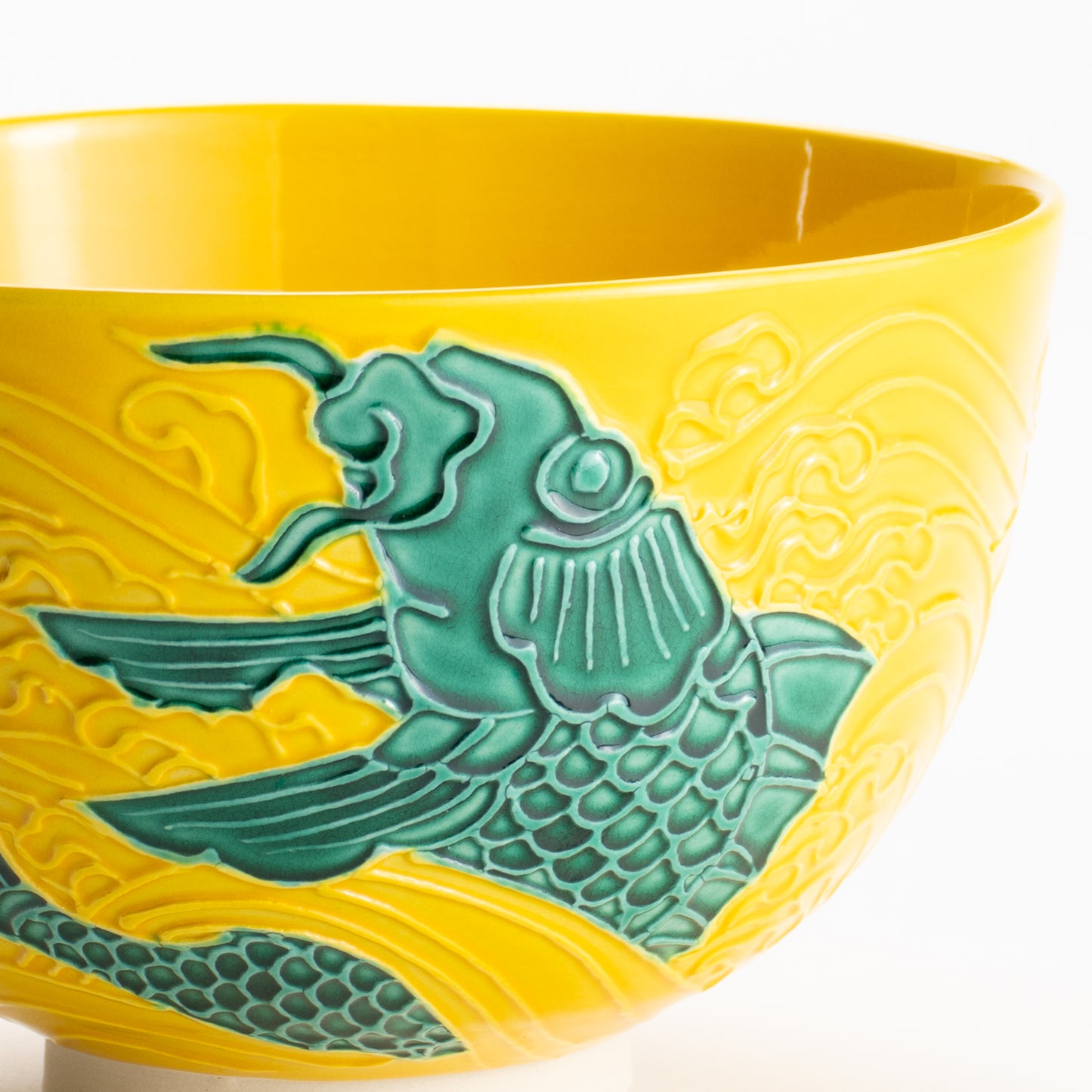 【清水焼】抹茶碗　荒磯　山本一如 KOTOPOTTER