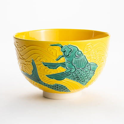 【清水焼】抹茶碗　荒磯　山本一如 KOTOPOTTER