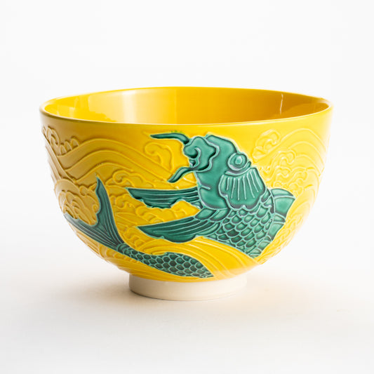 【清水焼】抹茶碗　荒磯　山本一如 KOTOPOTTER