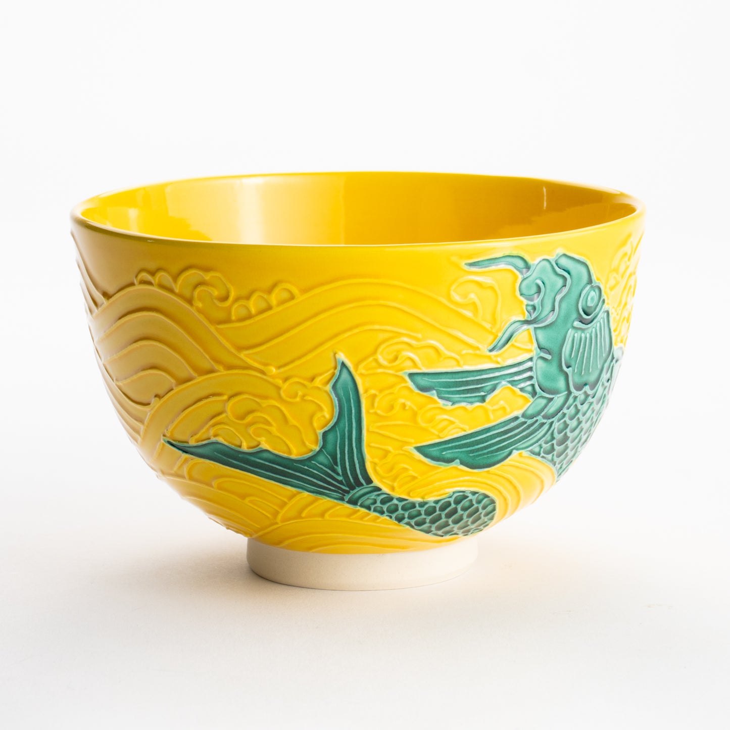 【清水焼】抹茶碗　荒磯　山本一如 KOTOPOTTER