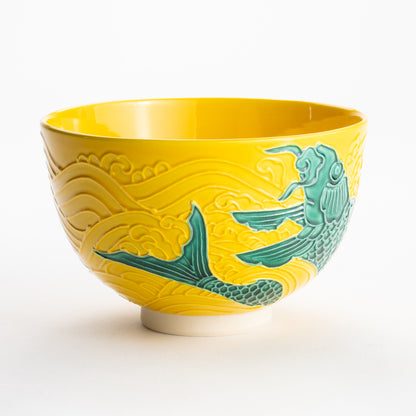 【清水焼】抹茶碗　荒磯　山本一如 KOTOPOTTER