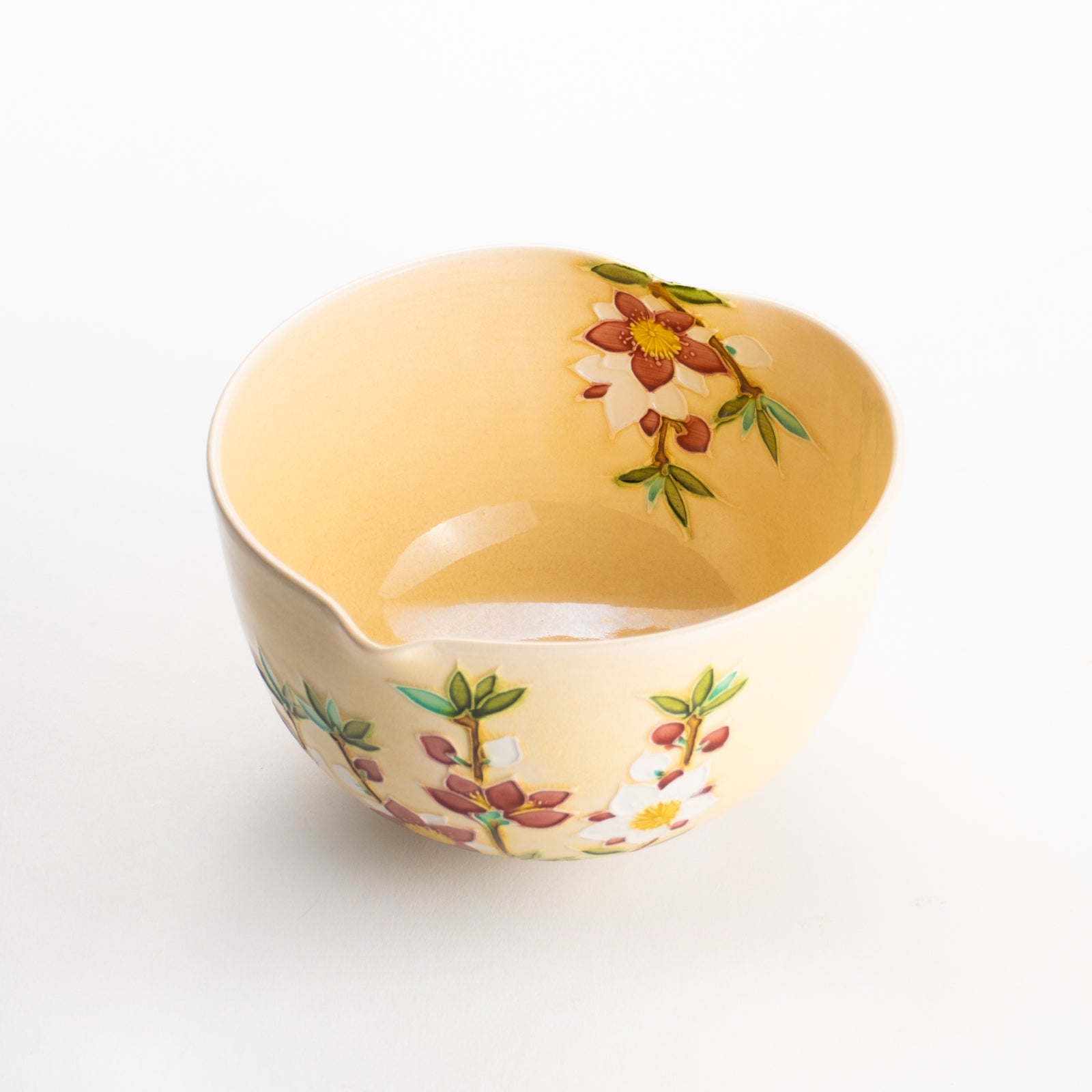 【清水焼】抹茶碗　桃"西王母"　山本一如 KOTOPOTTER