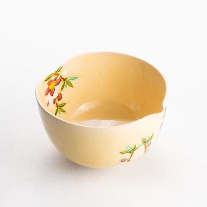 【清水焼】抹茶碗　桃"西王母"　山本一如 KOTOPOTTER