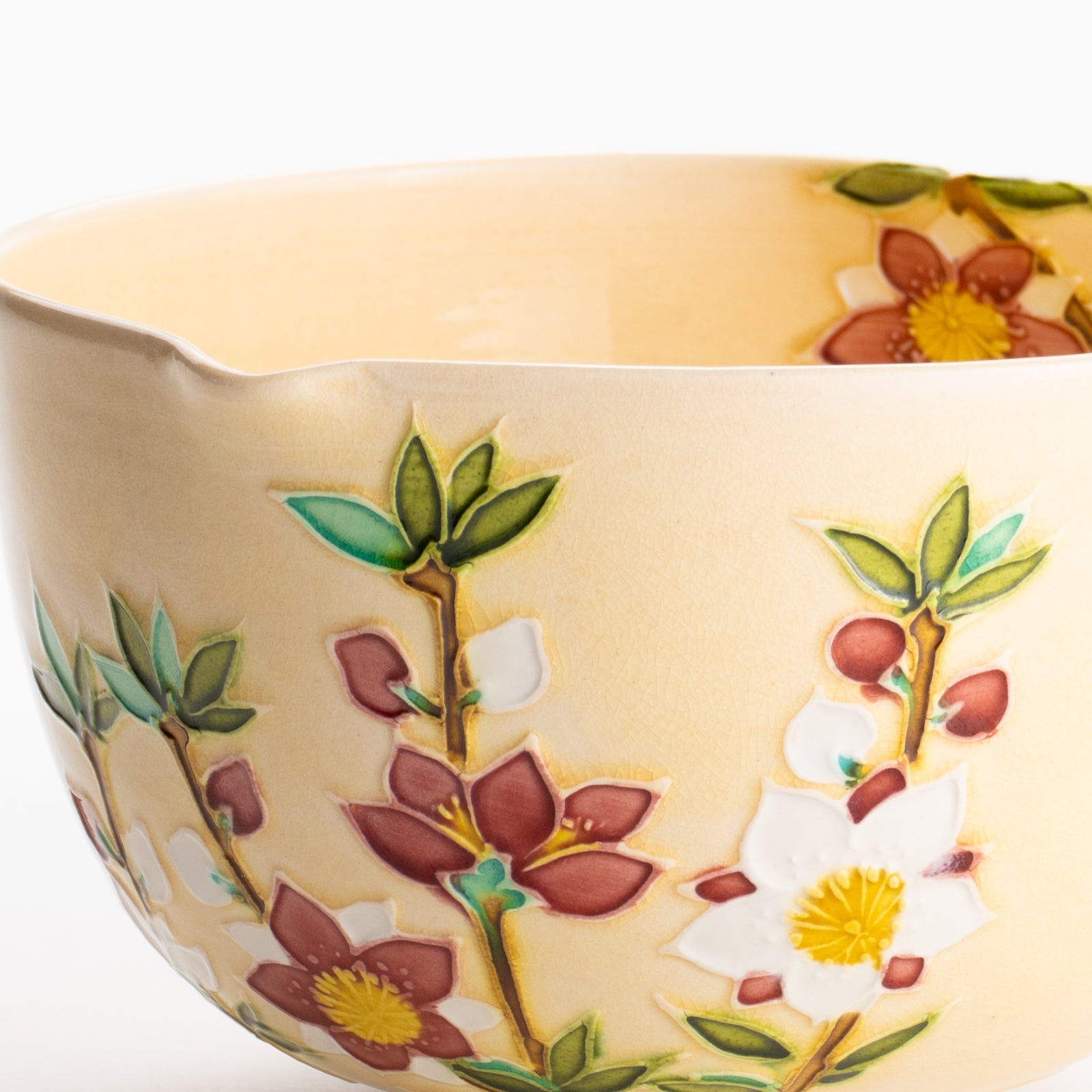 【清水焼】抹茶碗　桃"西王母"　山本一如 KOTOPOTTER