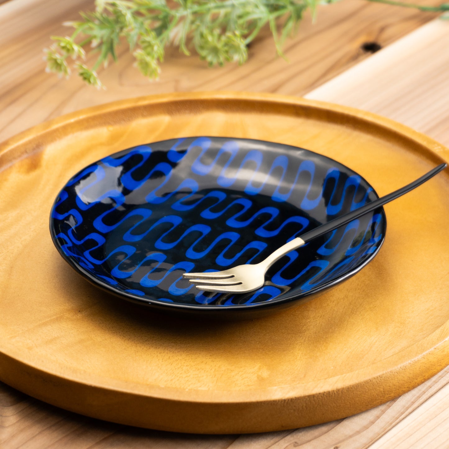 【清水焼】小皿　AMI　コバルト　澤田卓伸 KOTOPOTTER