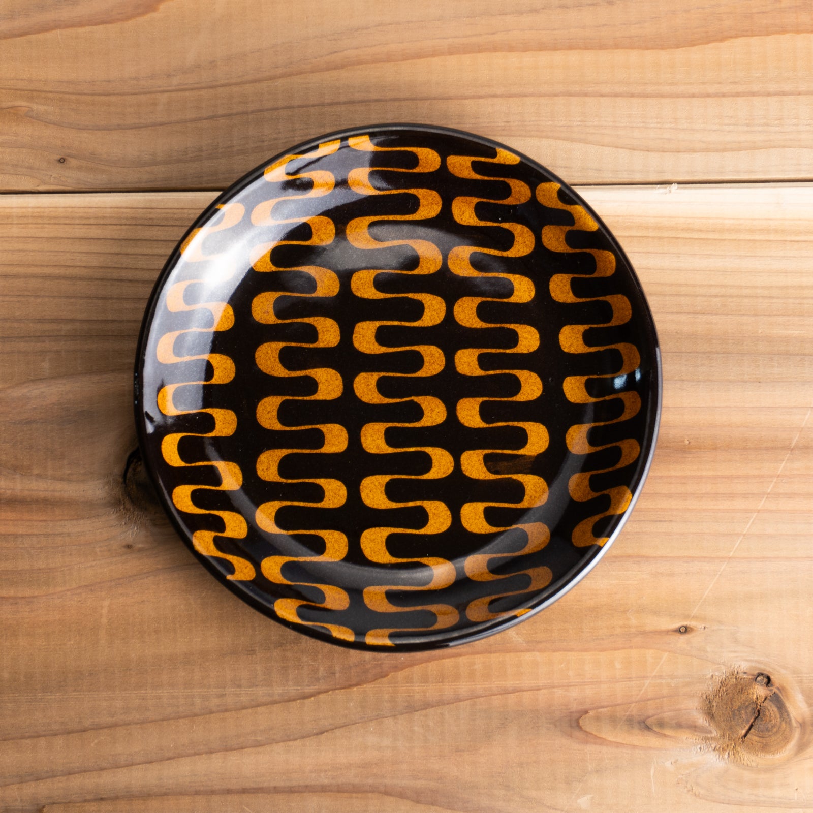 【清水焼】ペア小皿　AMI アンバー/コバルト　澤田卓伸 KOTOPOTTER