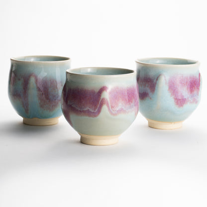 【清水焼】組湯呑　月白/朝霞　和泉良法 KOTOPOTTER