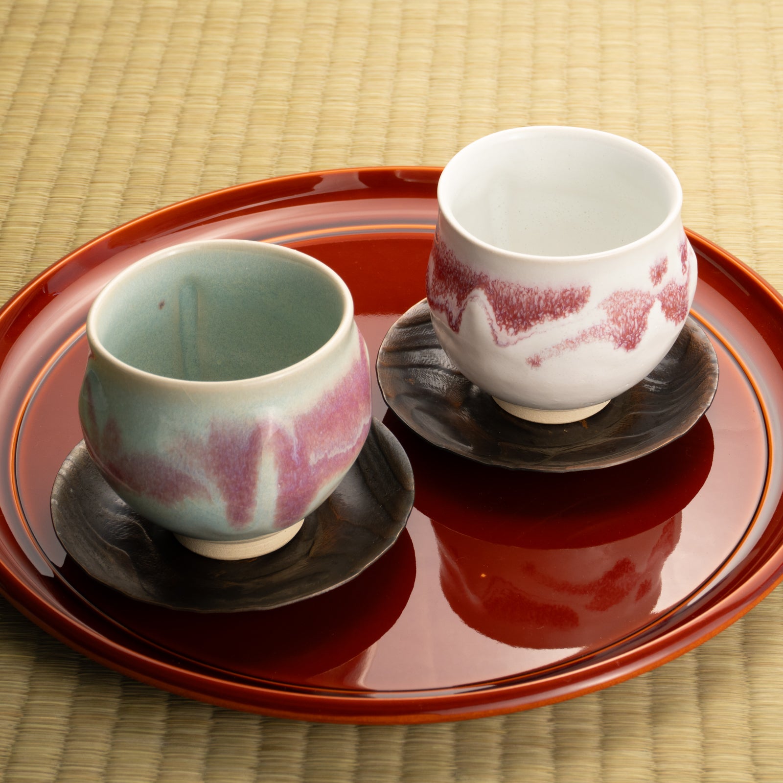 清水焼(京都清水焼共同組合)❀陶器 京都 清水焼】組湯呑 月白/朝霞｜コトポッター