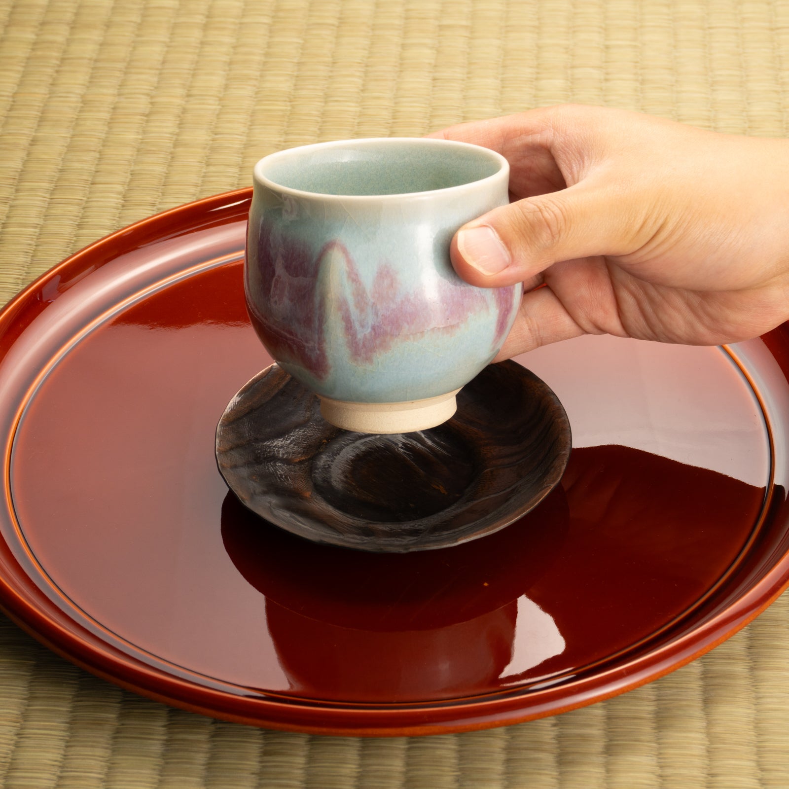 【清水焼】湯呑　朝霞　和泉良法 KOTOPOTTER