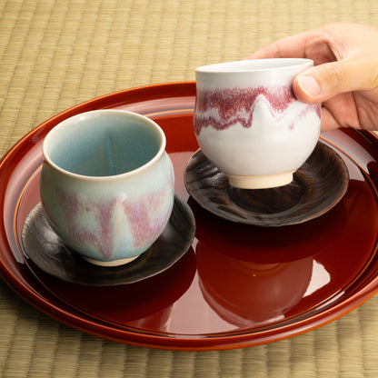 【清水焼】組湯呑　月白/朝霞　和泉良法 KOTOPOTTER