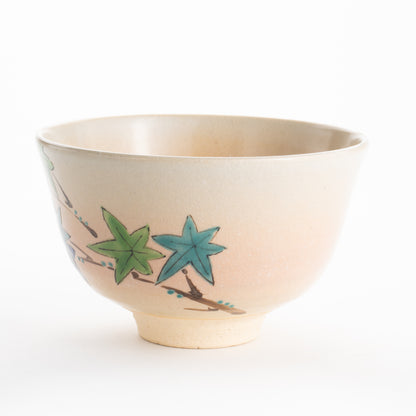 【清水焼】抹茶碗　青楓　安徳 KOTOPOTTER