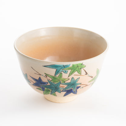 【清水焼】抹茶碗　青楓　安徳 KOTOPOTTER