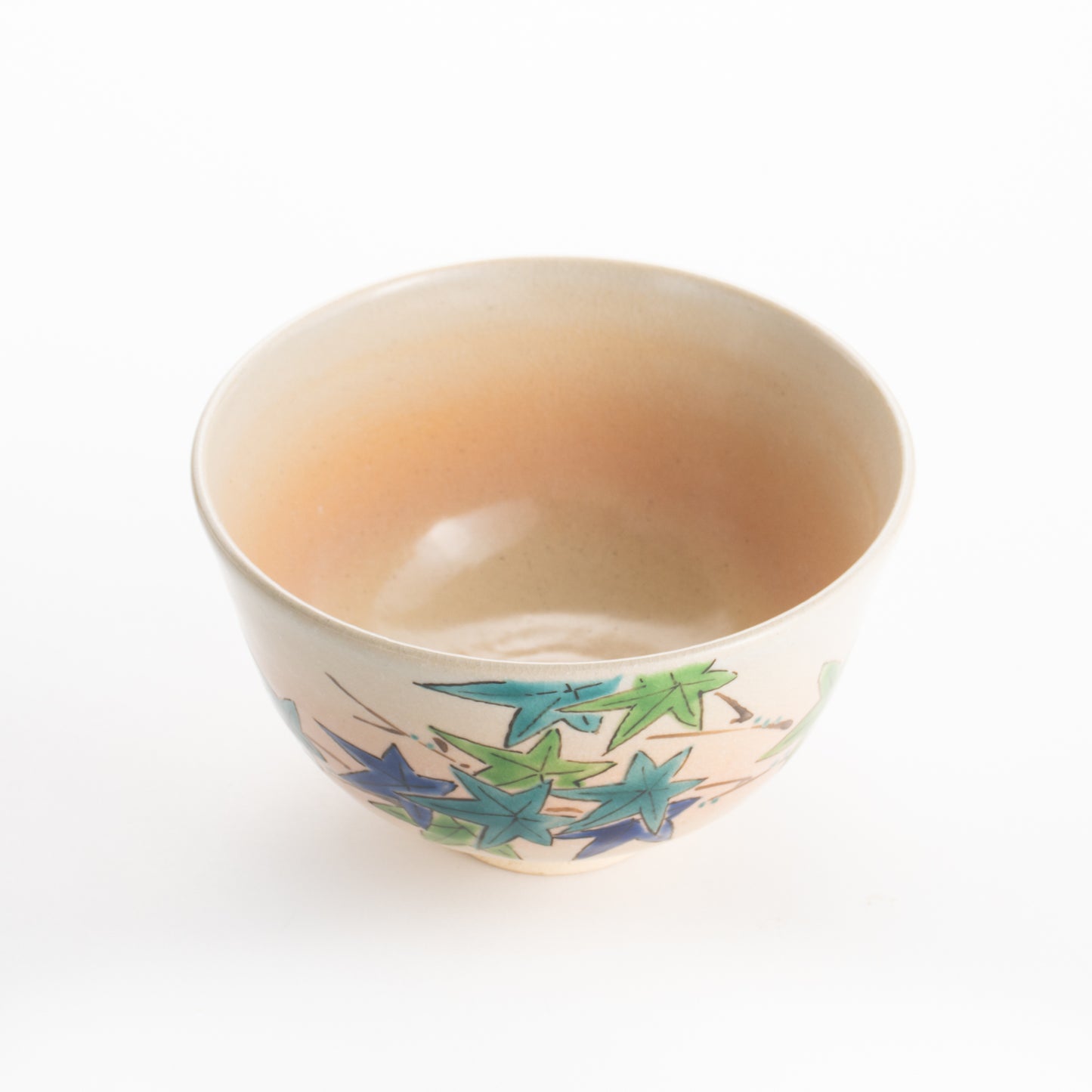 【清水焼】抹茶碗　青楓　安徳 KOTOPOTTER