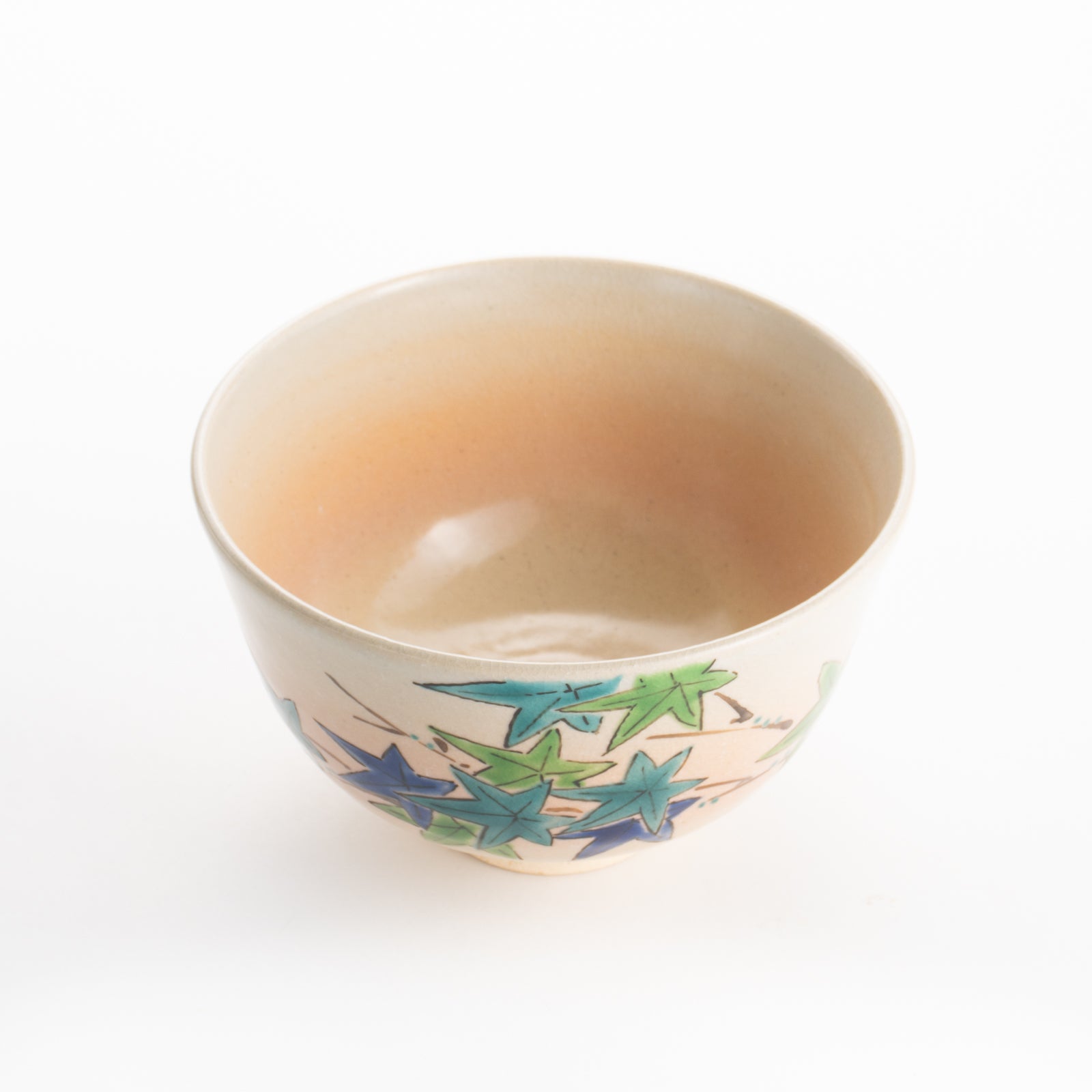 【清水焼】抹茶碗　青楓　安徳 KOTOPOTTER