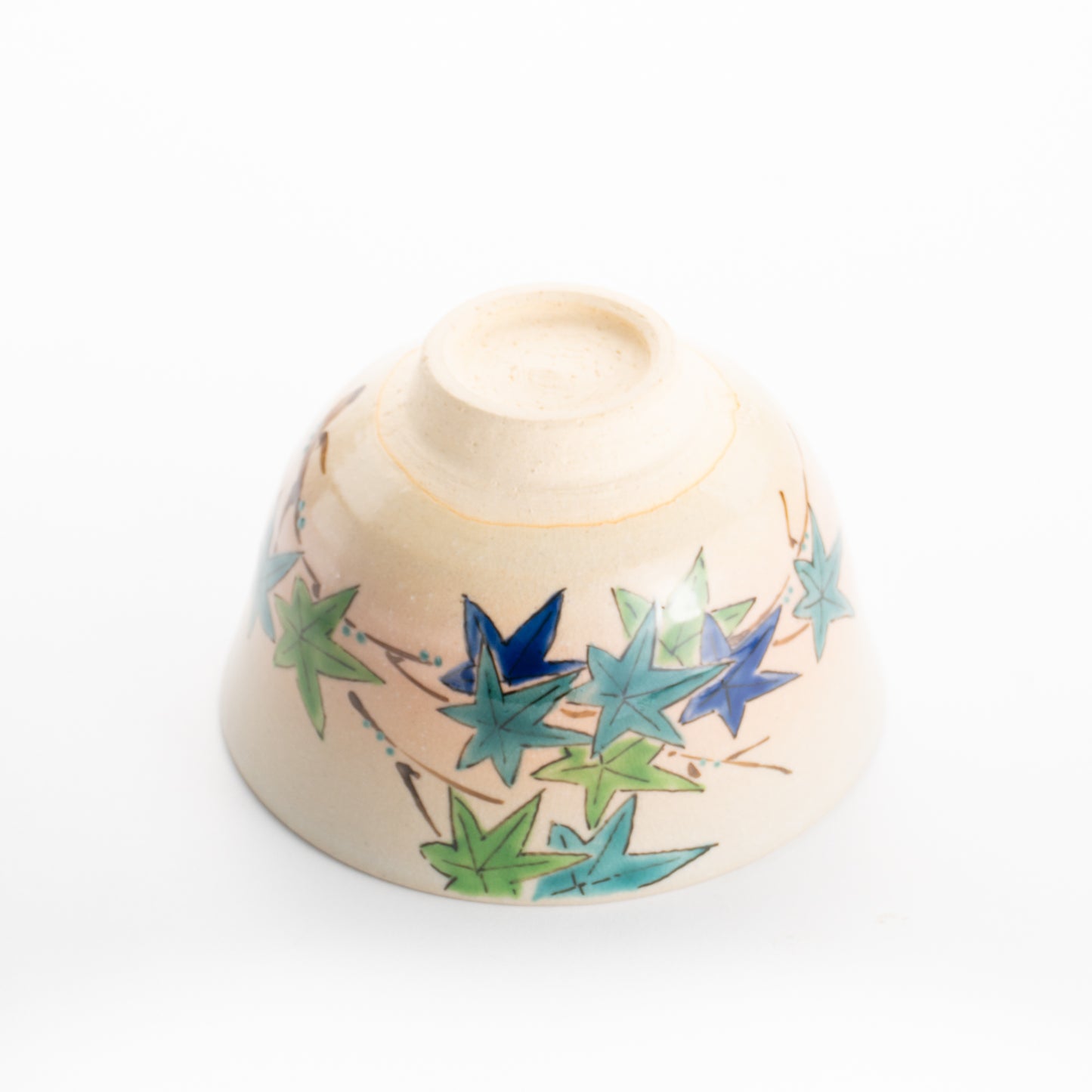 【清水焼】抹茶碗　青楓　安徳 KOTOPOTTER