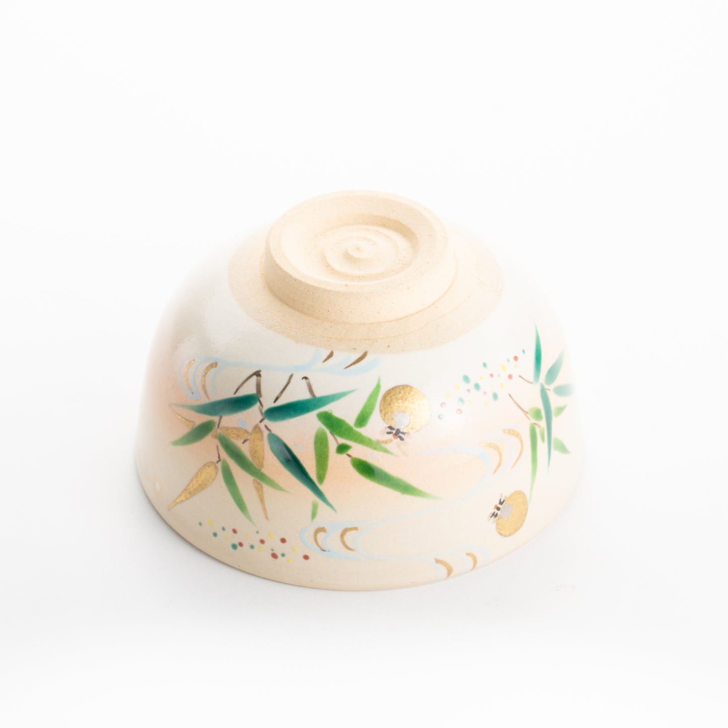 【清水焼】抹茶碗　芦にホタル　亨 KOTOPOTTER