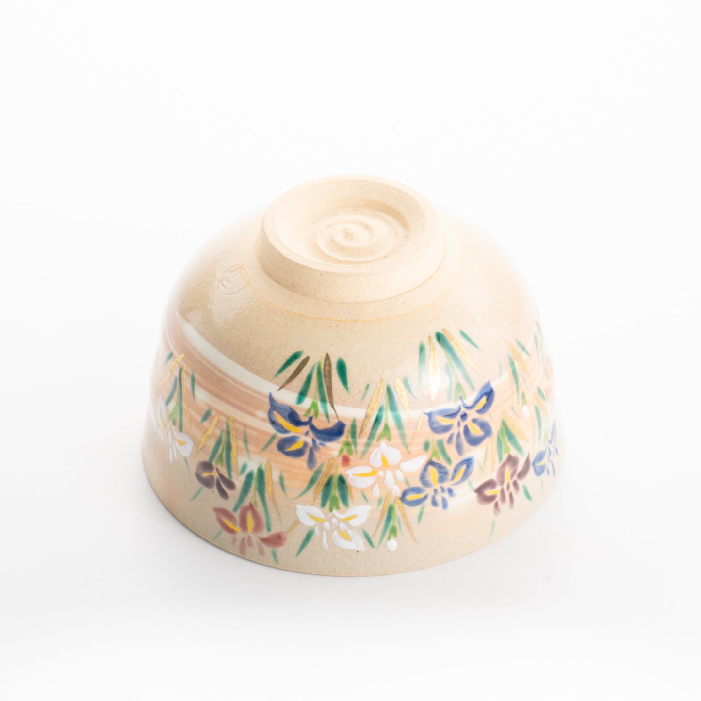 【清水焼】抹茶碗　刷毛目菖蒲　亨 KOTOPOTTER