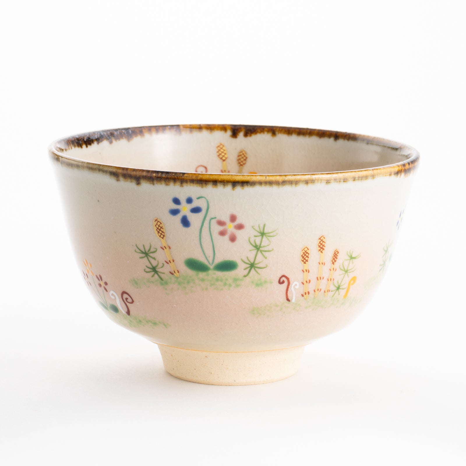 【清水焼】抹茶碗　春ノ野　安徳 KOTOPOTTER