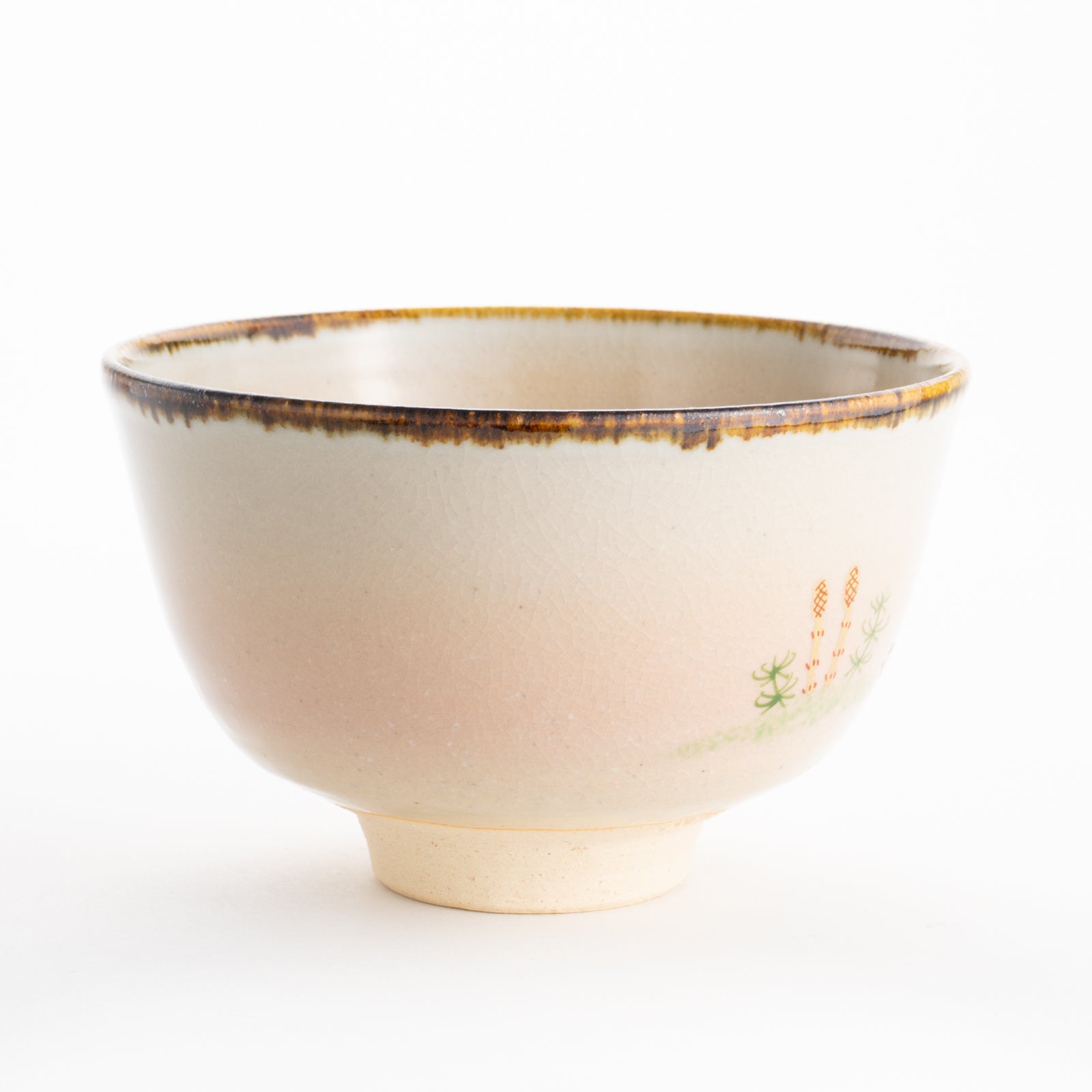 【清水焼】抹茶碗　春ノ野　安徳 KOTOPOTTER