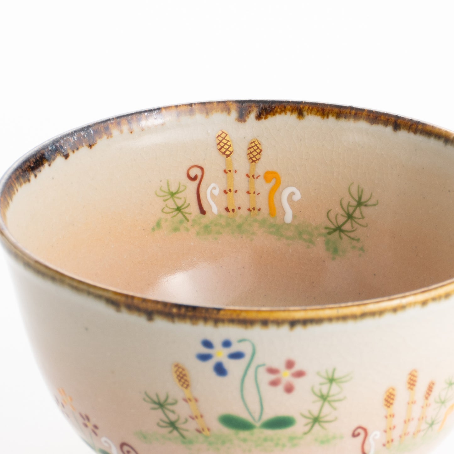 【清水焼】抹茶碗　春ノ野　安徳 KOTOPOTTER