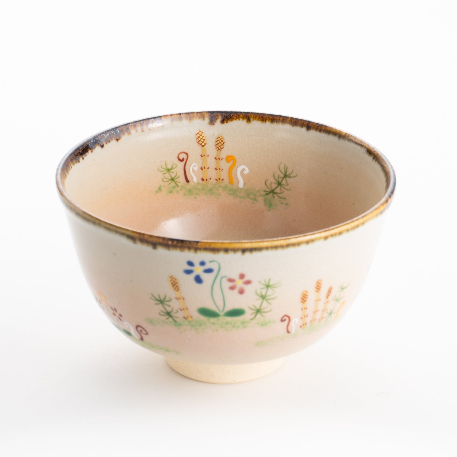 【清水焼】抹茶碗　春ノ野　安徳 KOTOPOTTER