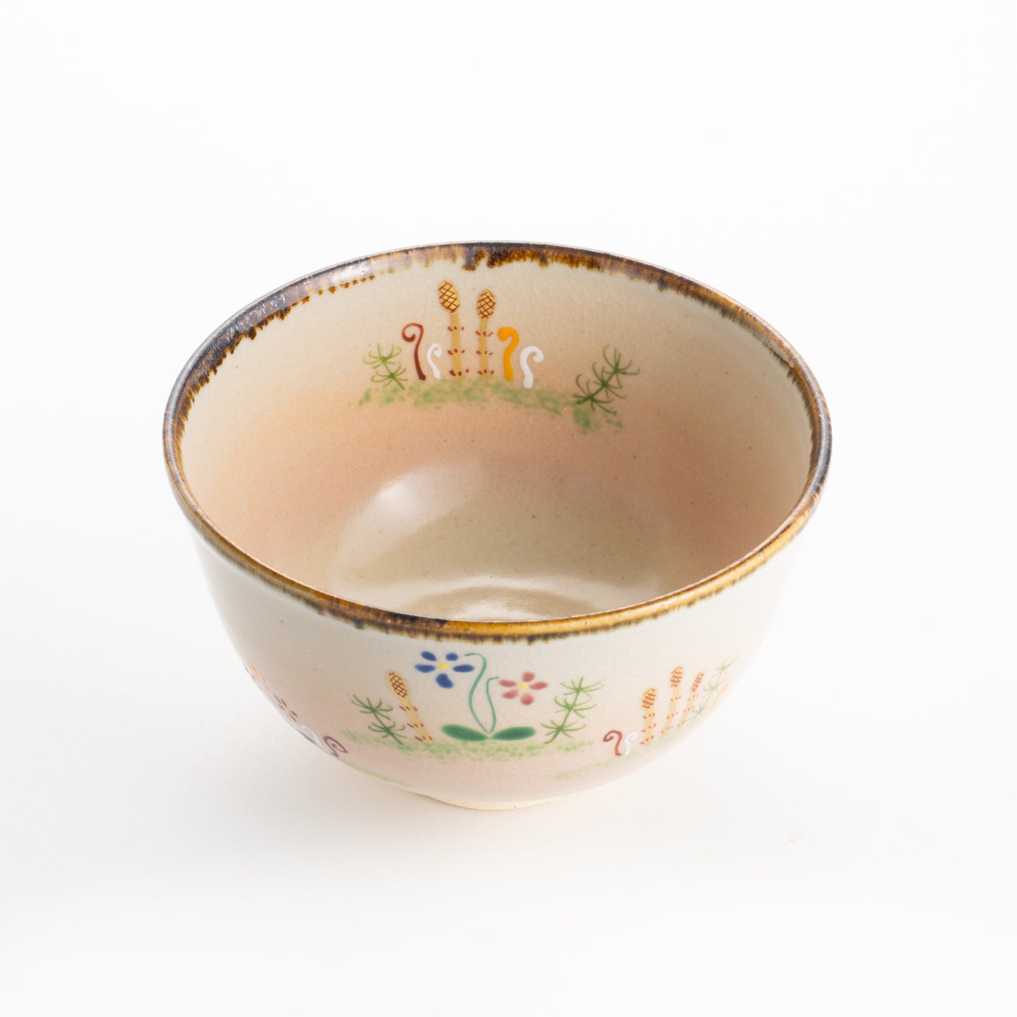 【清水焼】抹茶碗　春ノ野　安徳 KOTOPOTTER