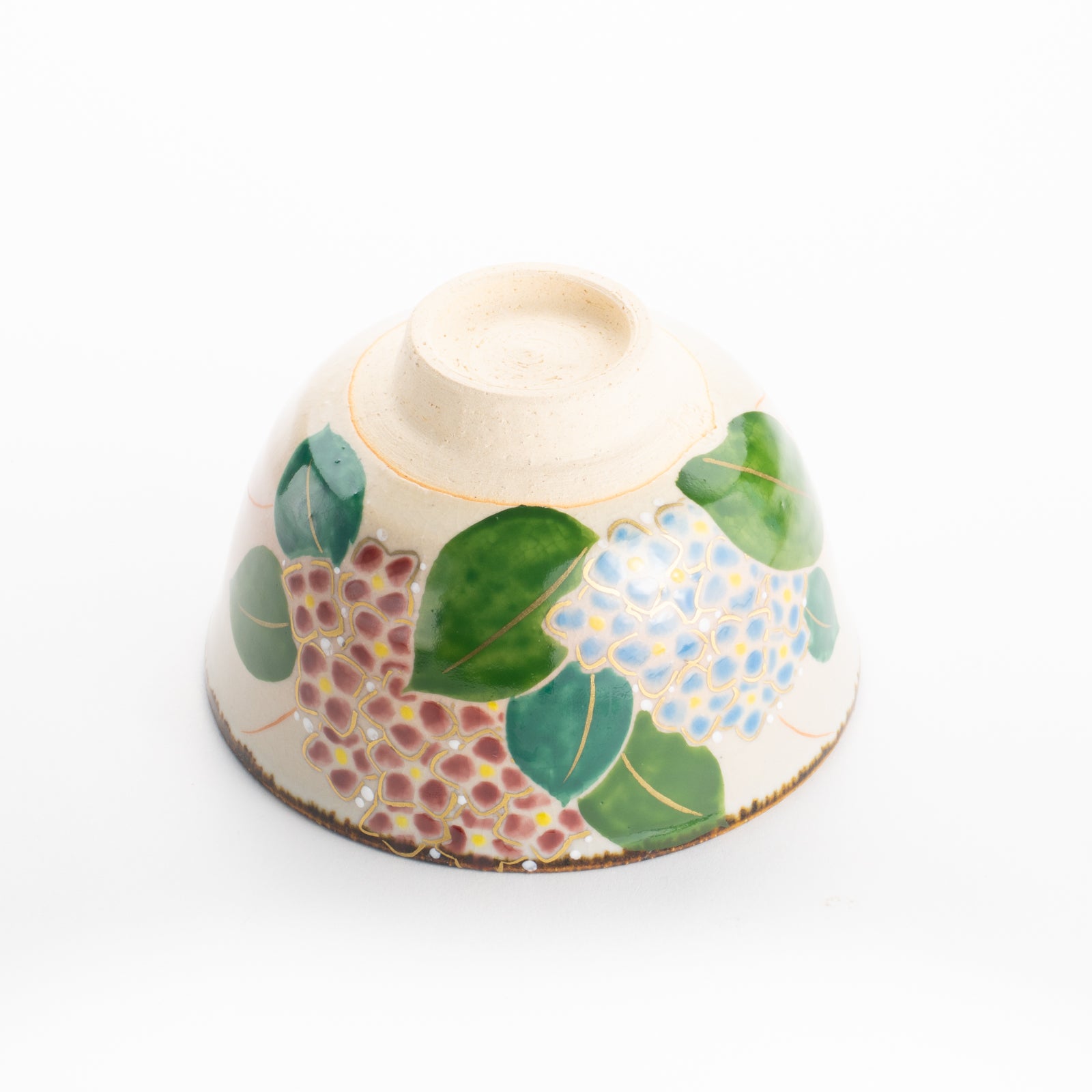 【清水焼】抹茶碗　紫陽花　安徳 KOTOPOTTER