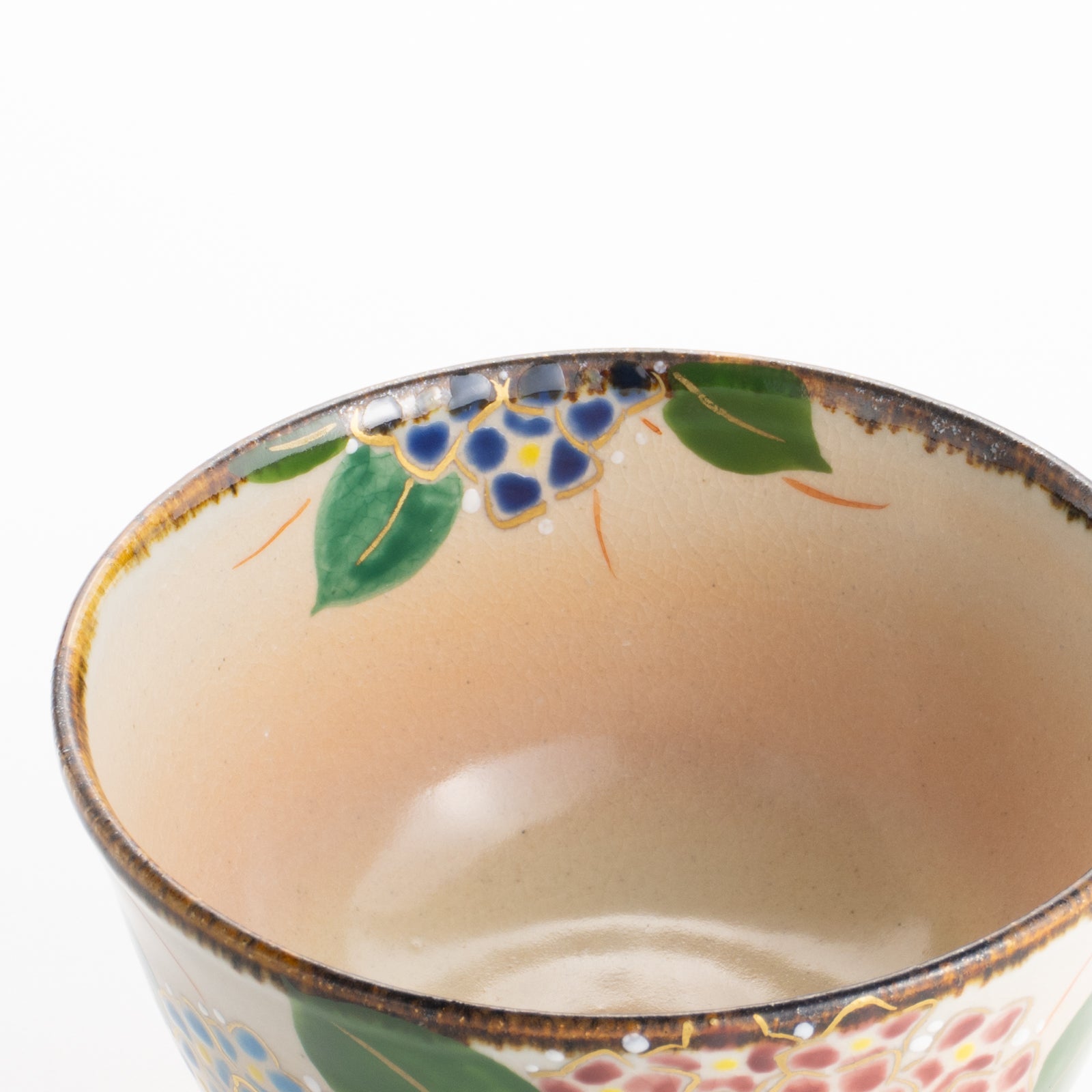 【清水焼】抹茶碗　紫陽花　安徳 KOTOPOTTER