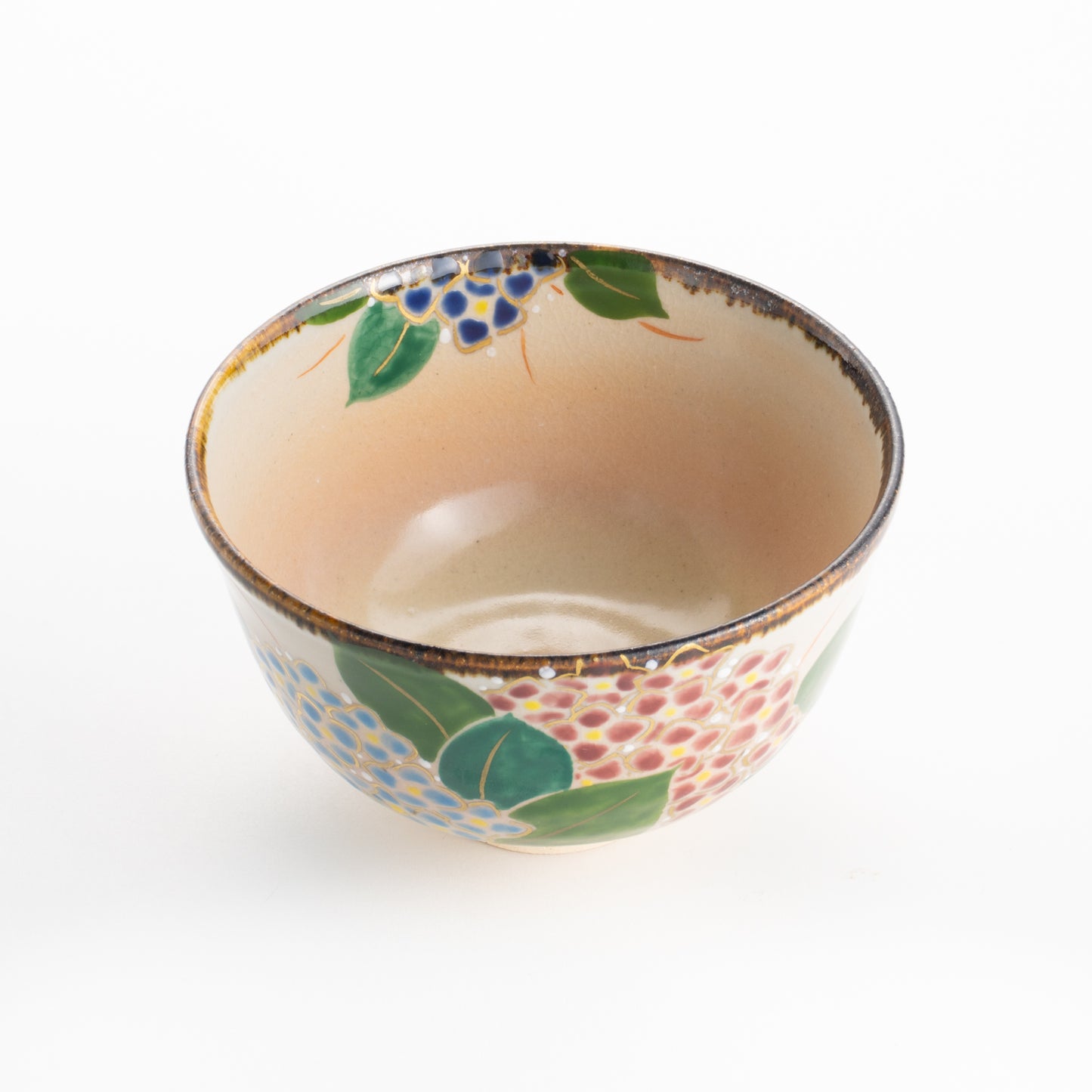 【清水焼】抹茶碗　紫陽花　安徳 KOTOPOTTER