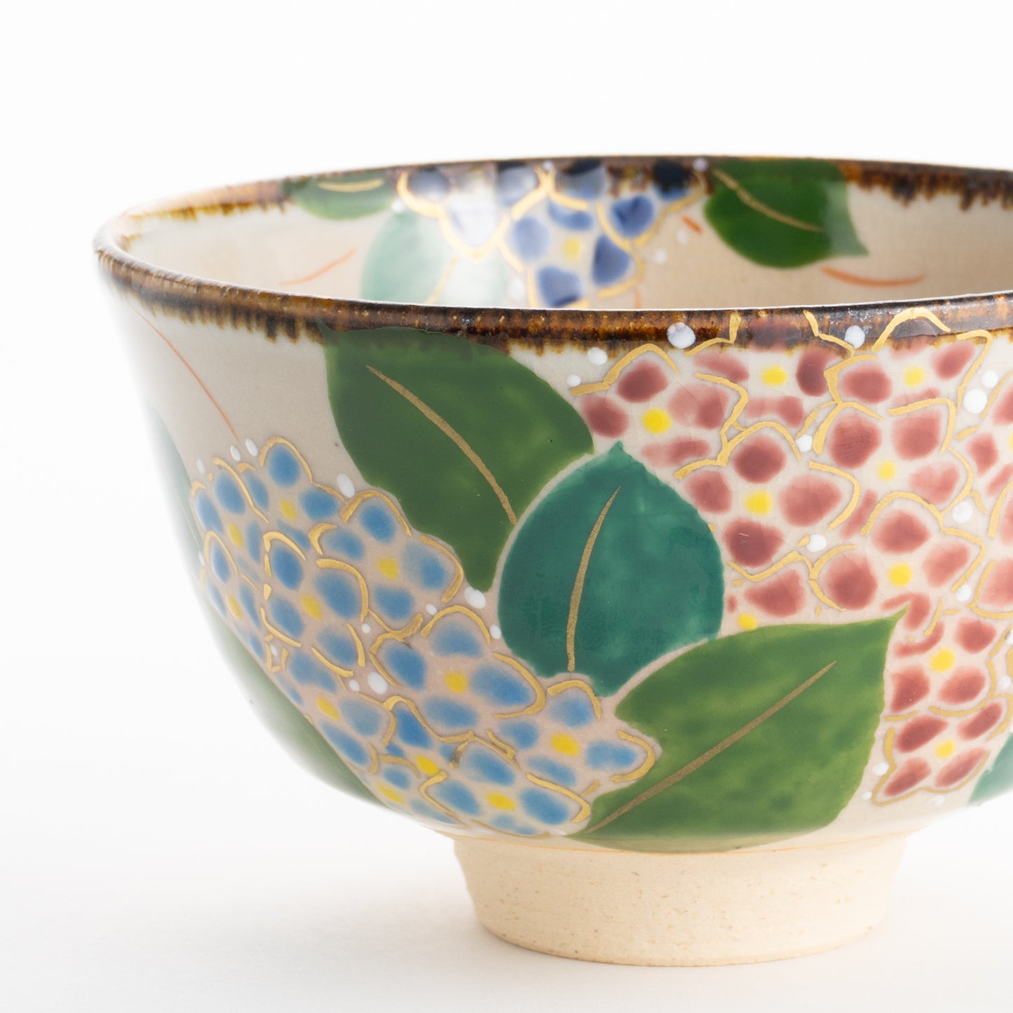 【清水焼】抹茶碗　紫陽花　安徳 KOTOPOTTER