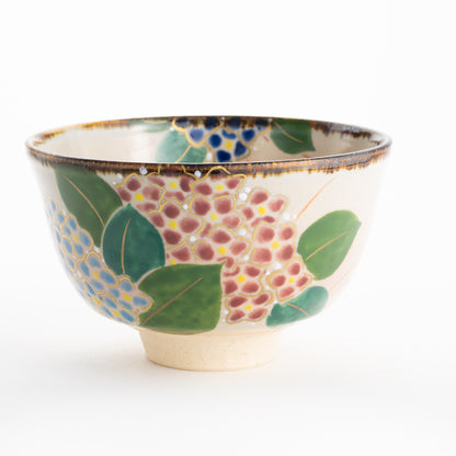 【清水焼】抹茶碗　紫陽花　安徳 KOTOPOTTER