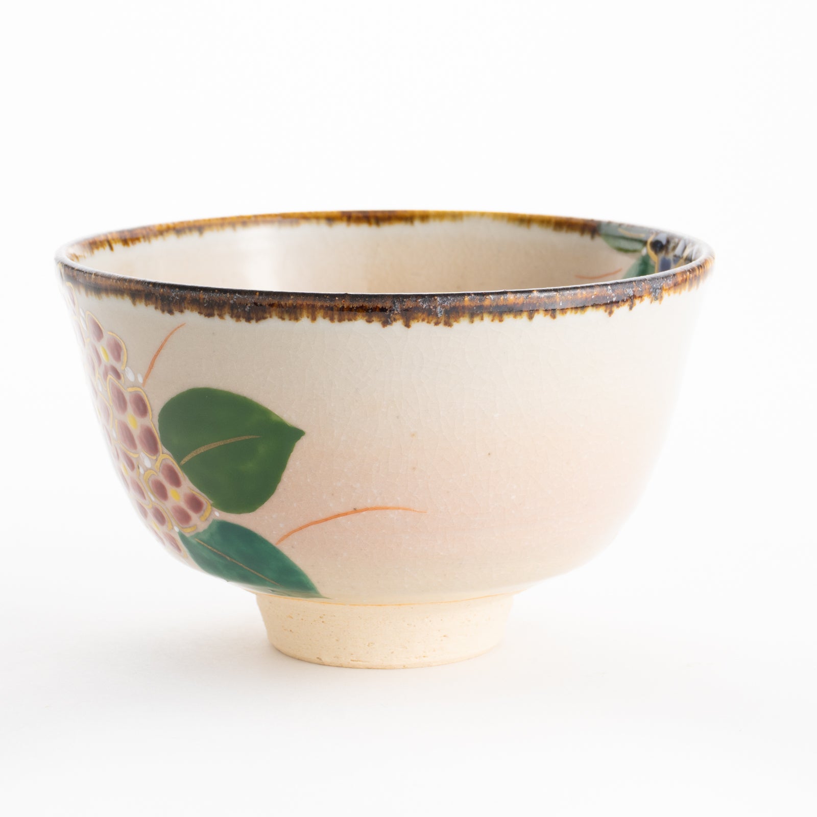【清水焼】抹茶碗　紫陽花　安徳 KOTOPOTTER