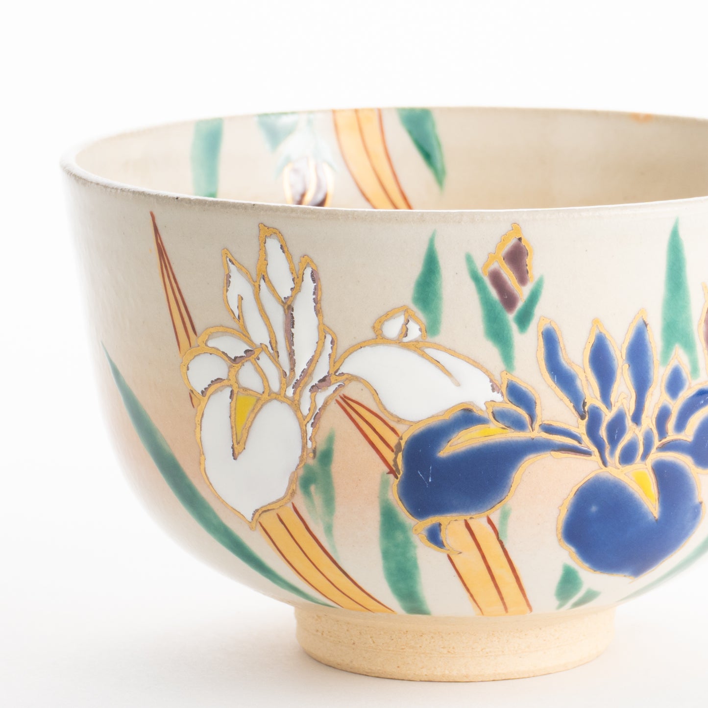 【清水焼】抹茶碗　アヤメ　亨 KOTOPOTTER