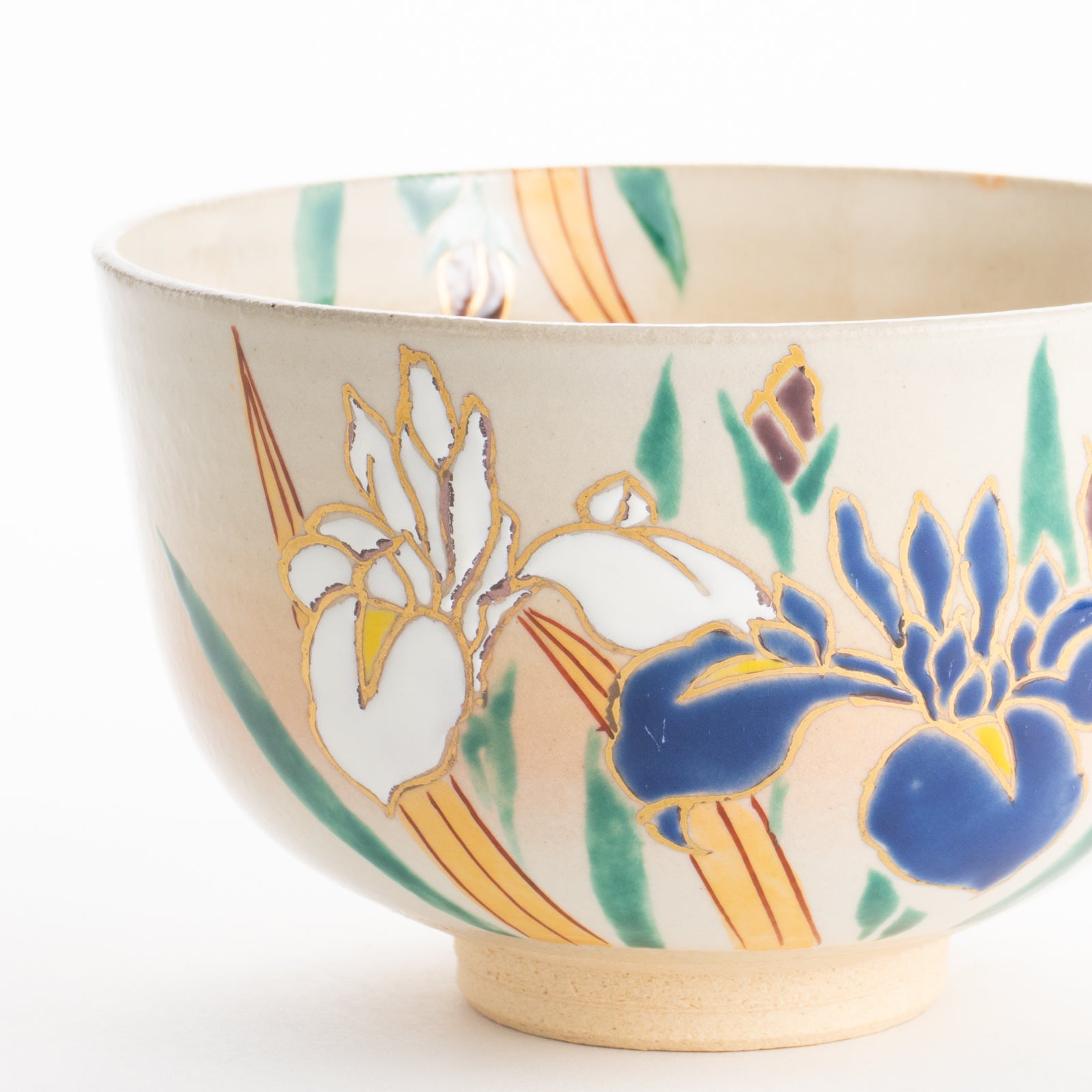 【清水焼】抹茶碗　アヤメ　亨 KOTOPOTTER