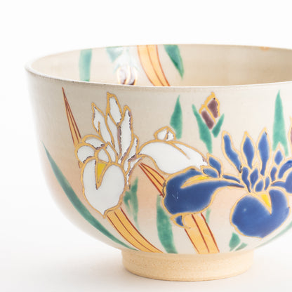 【清水焼】抹茶碗　アヤメ　亨 KOTOPOTTER