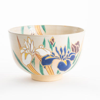 【清水焼】抹茶碗　アヤメ　亨 KOTOPOTTER