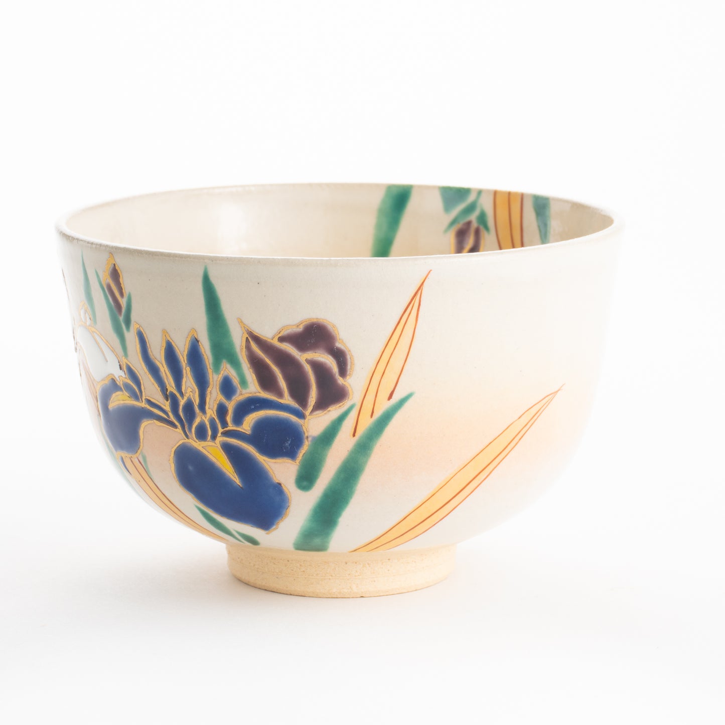 【清水焼】抹茶碗　アヤメ　亨 KOTOPOTTER