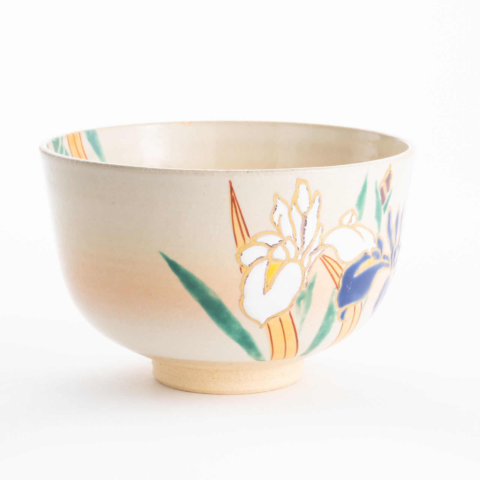 【清水焼】抹茶碗　アヤメ　亨 KOTOPOTTER