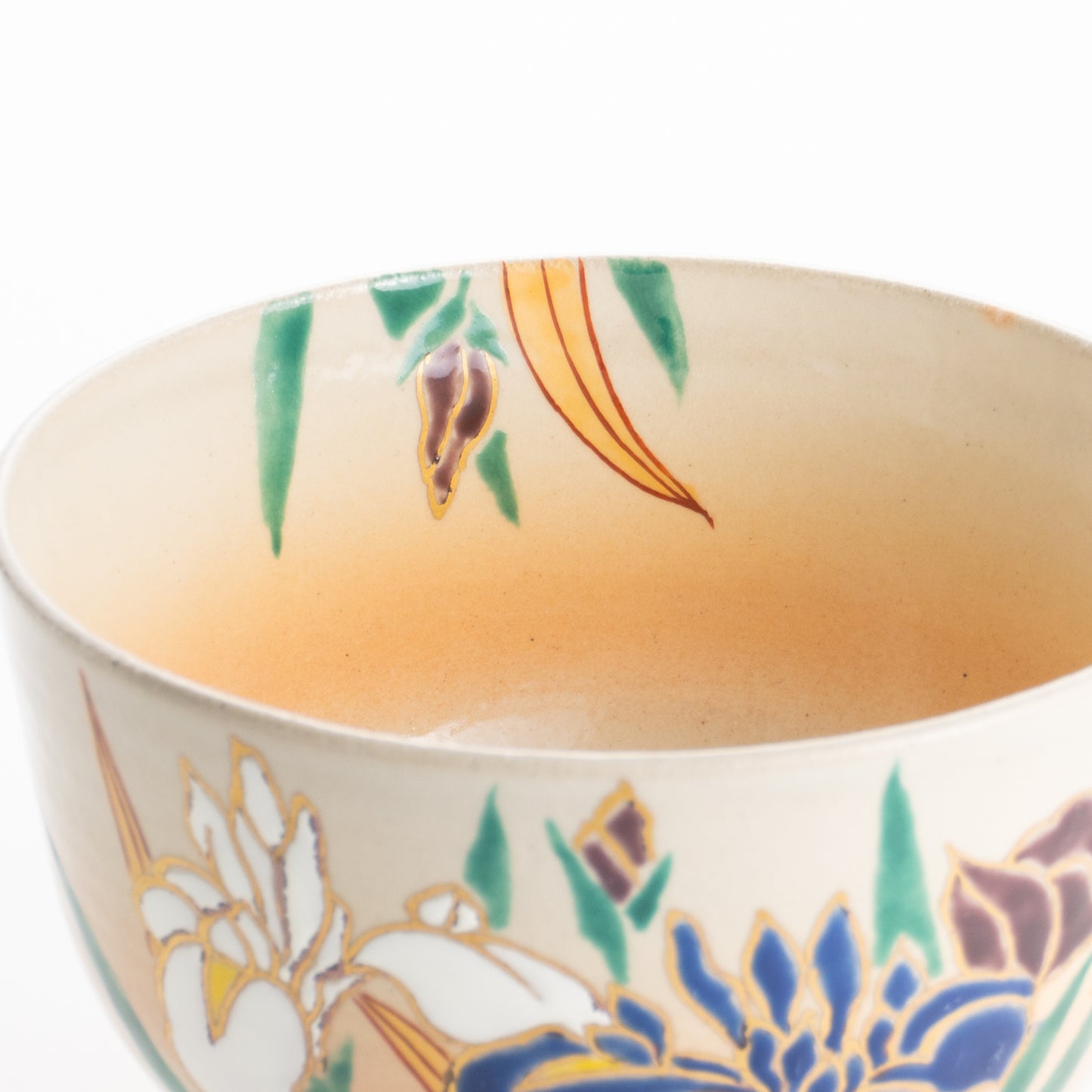 【清水焼】抹茶碗　アヤメ　亨 KOTOPOTTER