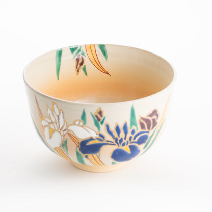 【清水焼】抹茶碗　アヤメ　亨 KOTOPOTTER