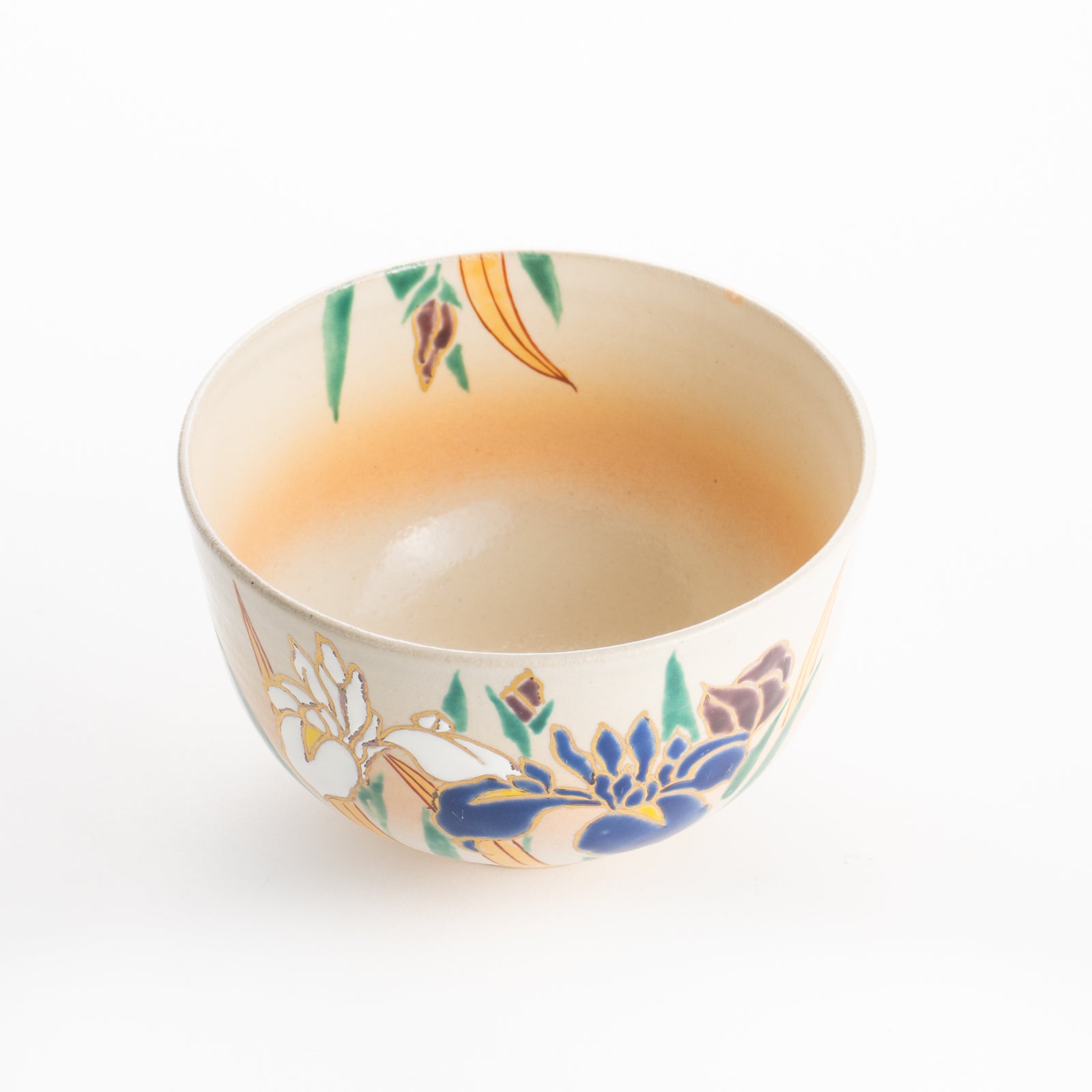 【清水焼】抹茶碗　アヤメ　亨 KOTOPOTTER