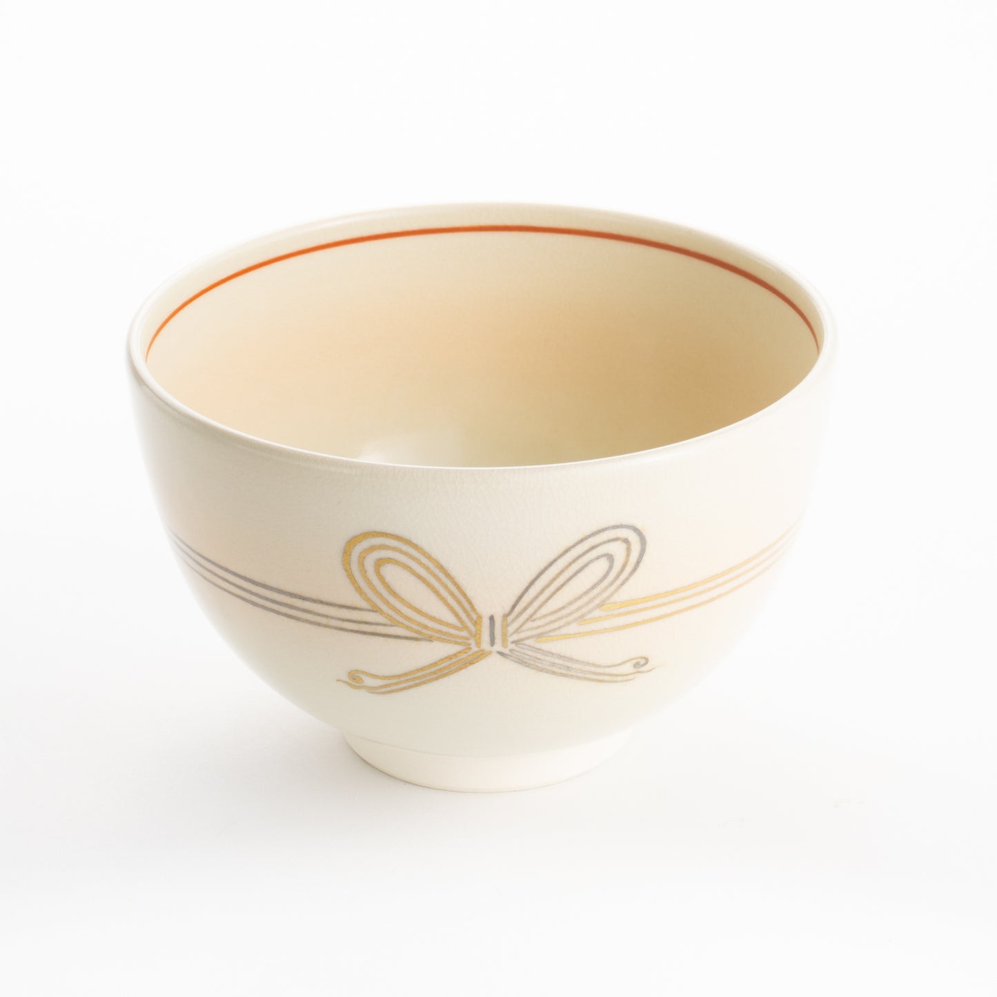 【清水焼】抹茶碗　金銀彩 のし　昇 KOTOPOTTER